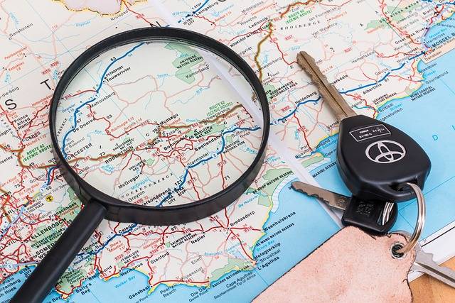 Zoom sur la géolocalisation  de véhicules